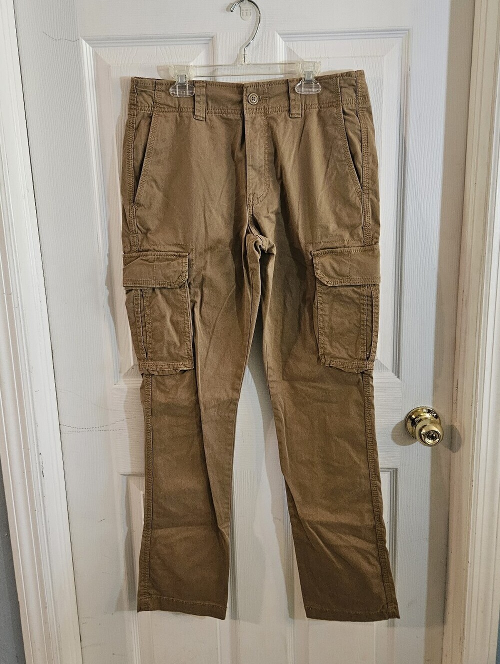 Goodfellow Khaki Cargo Pants Tan Size 30x32